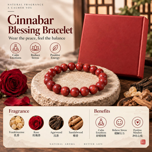 Premium Gift-Boxed Traditional Fragrance Bracelet
